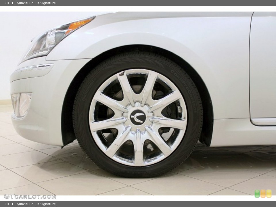 2011 Hyundai Equus Signature Wheel and Tire Photo #60565316