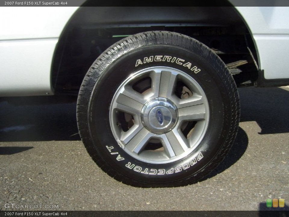 2007 Ford F150 XLT SuperCab 4x4 Wheel and Tire Photo #60565319