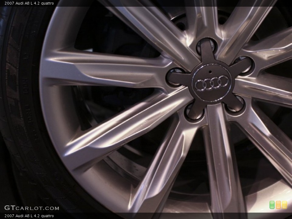 2007 Audi A8 L 4.2 quattro Wheel and Tire Photo #60569024