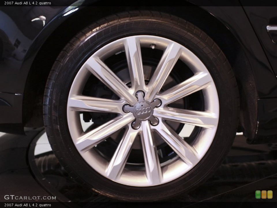 2007 Audi A8 L 4.2 quattro Wheel and Tire Photo #60569045