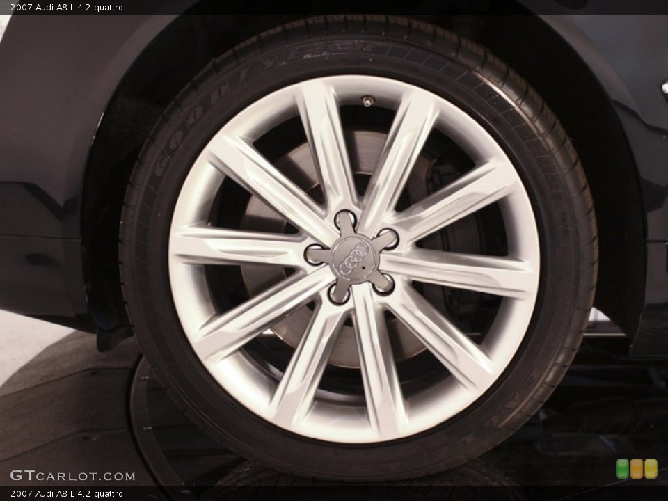 2007 Audi A8 L 4.2 quattro Wheel and Tire Photo #60569063