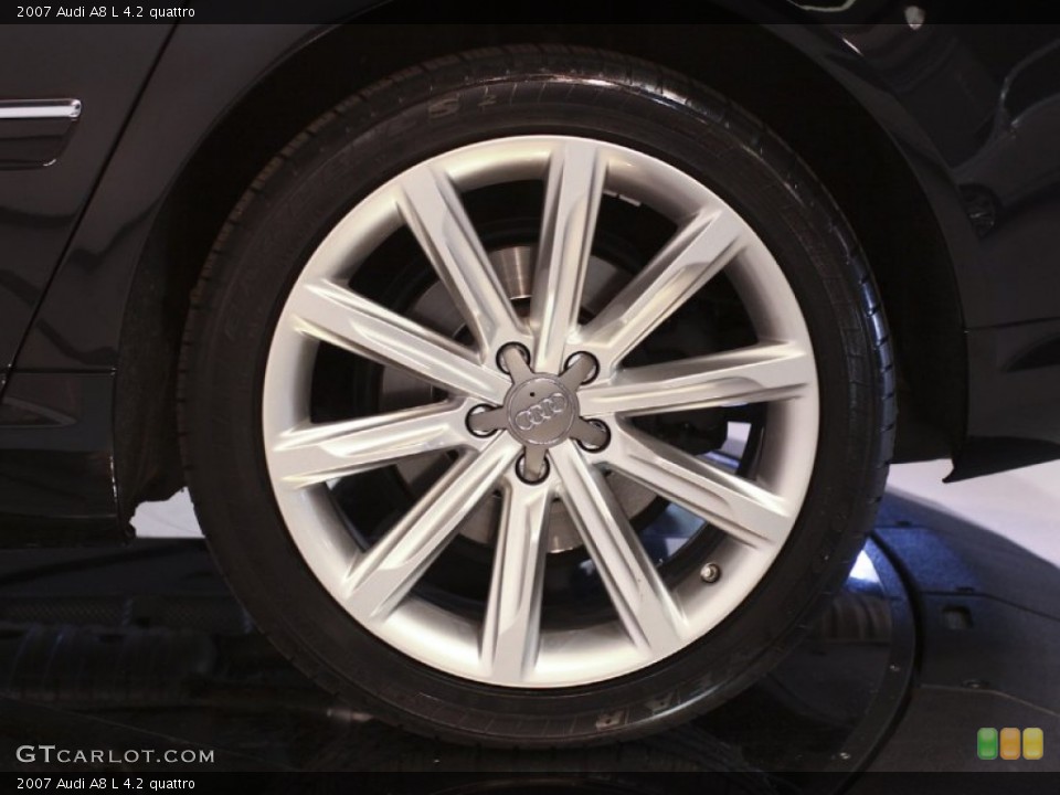 2007 Audi A8 L 4.2 quattro Wheel and Tire Photo #60569070