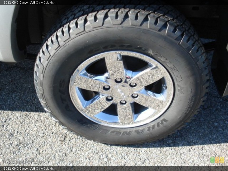 2012 GMC Canyon SLE Crew Cab 4x4 Wheel and Tire Photo #60573014
