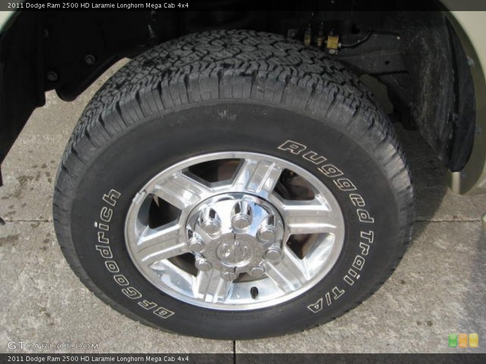 2011 Dodge Ram 2500 HD Laramie Longhorn Mega Cab 4x4 Wheel and Tire Photo #60579435