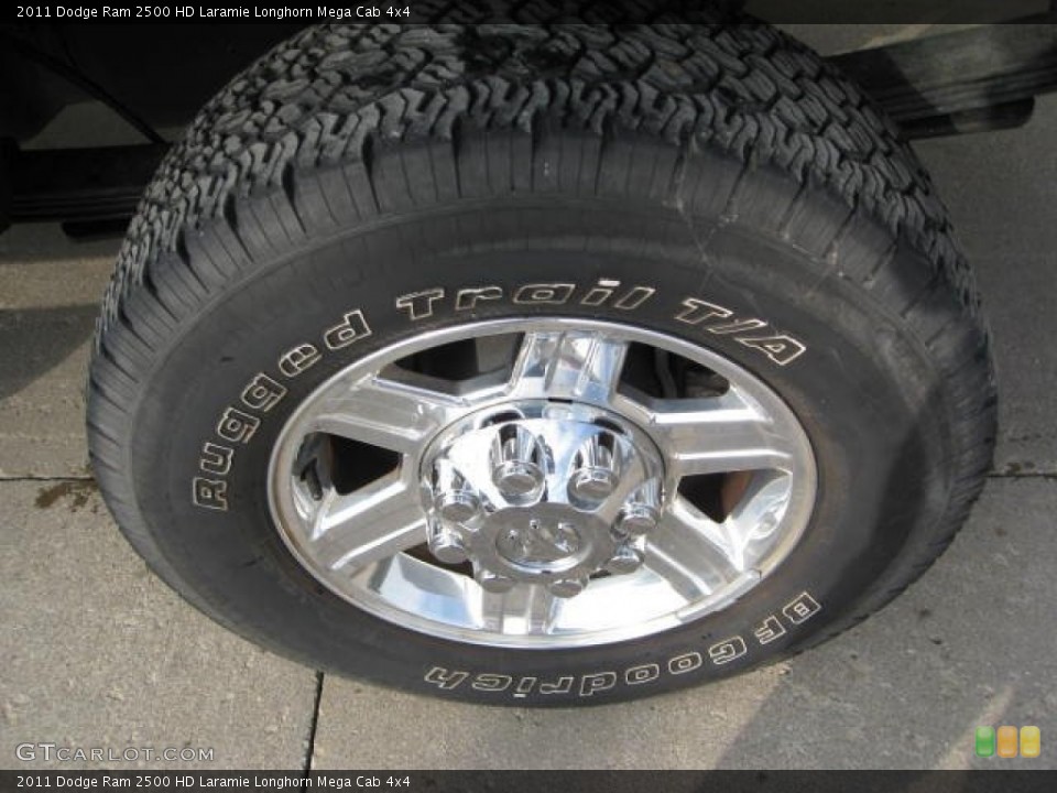 2011 Dodge Ram 2500 HD Laramie Longhorn Mega Cab 4x4 Wheel and Tire Photo #60579444
