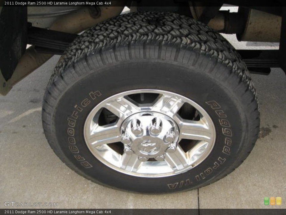 2011 Dodge Ram 2500 HD Laramie Longhorn Mega Cab 4x4 Wheel and Tire Photo #60579454