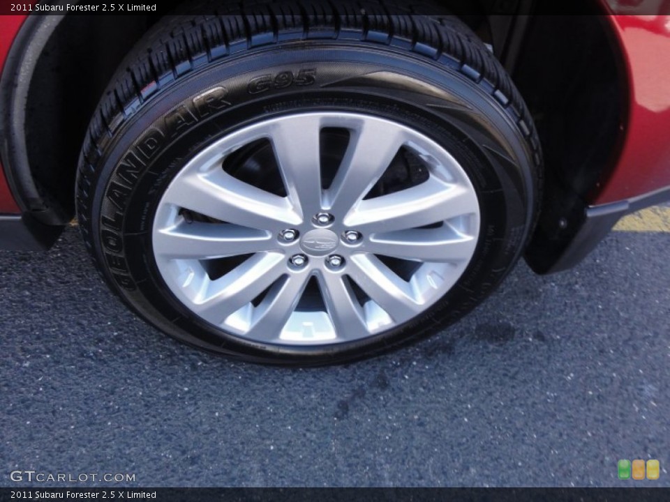 2011 Subaru Forester 2.5 X Limited Wheel and Tire Photo #60588331
