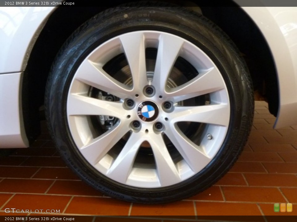 2012 BMW 3 Series 328i xDrive Coupe Wheel and Tire Photo #60593417