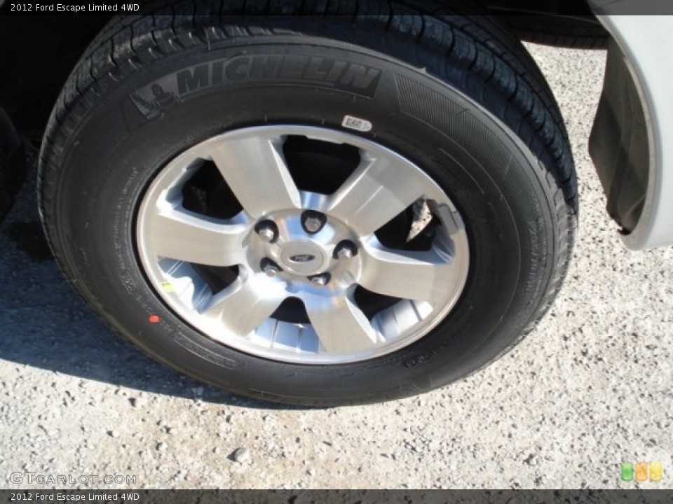 2012 Ford Escape Limited 4WD Wheel and Tire Photo #60597884