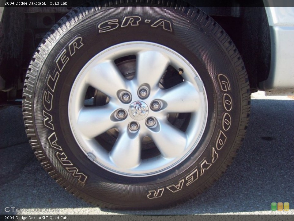 2004 Dodge Dakota SLT Quad Cab Wheel and Tire Photo #60598897