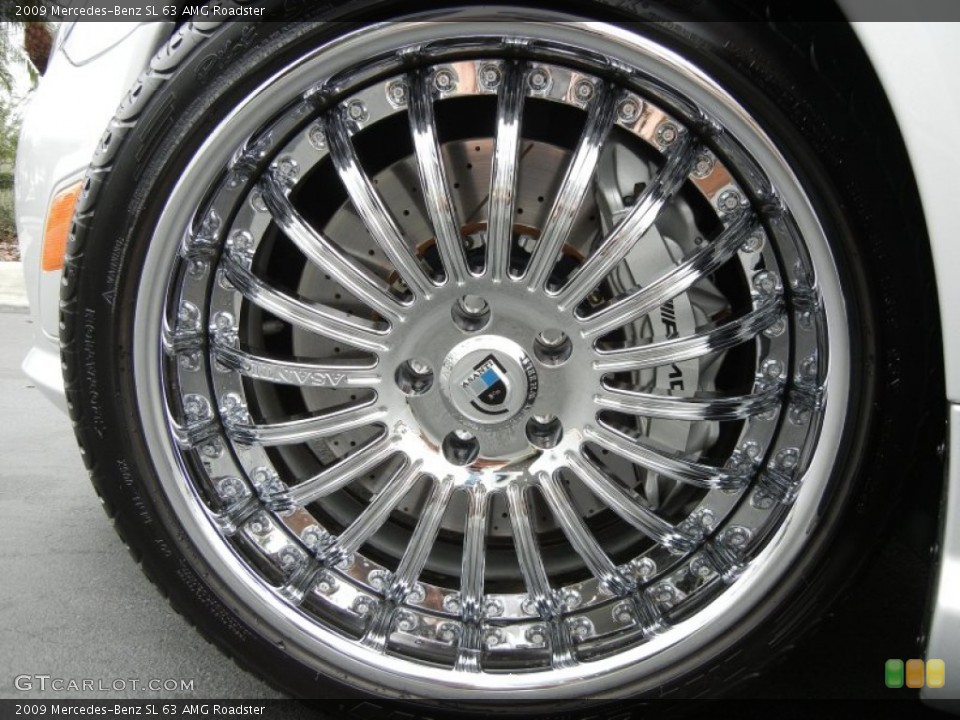 2009 Mercedes-Benz SL Custom Wheel and Tire Photo #60599074