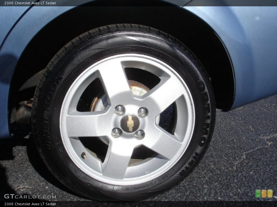 2006 Chevrolet Aveo LT Sedan Wheel and Tire Photo #60602726