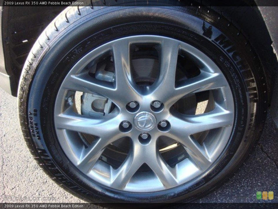 2009 Lexus RX 350 AWD Pebble Beach Edition Wheel and Tire Photo #60603914