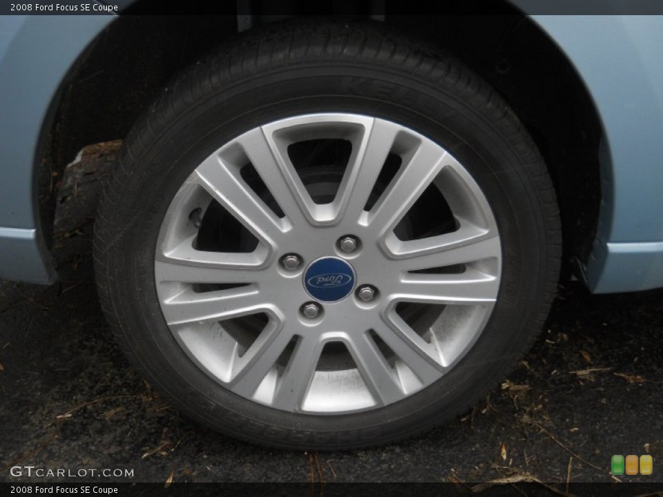 2008 Ford Focus SE Coupe Wheel and Tire Photo #60618077