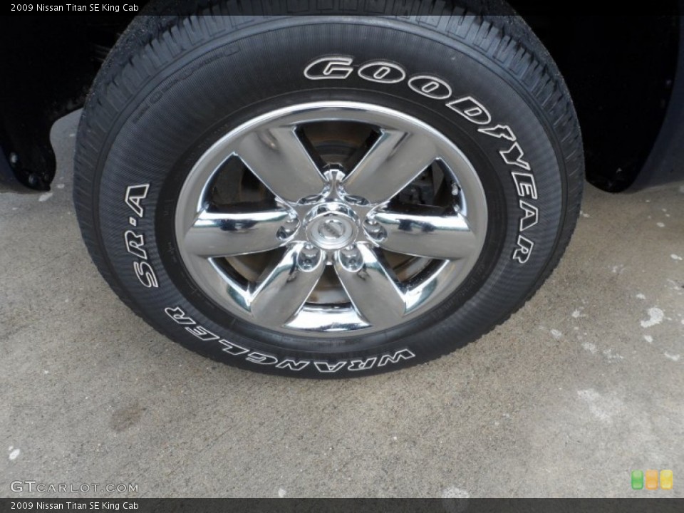 2009 Nissan Titan SE King Cab Wheel and Tire Photo #60619343