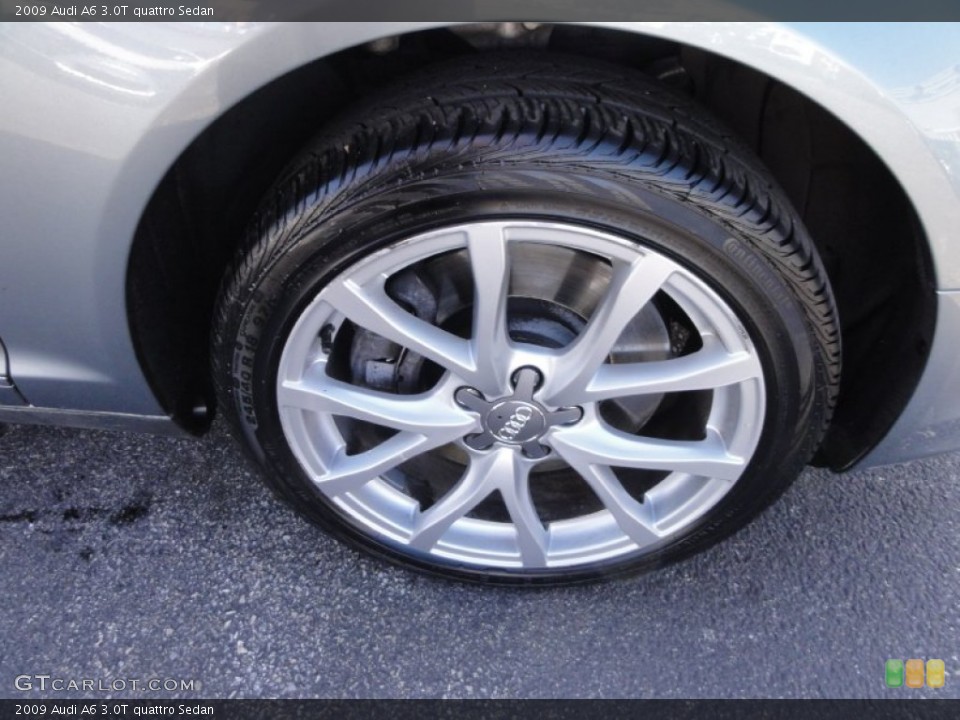 2009 Audi A6 3.0T quattro Sedan Wheel and Tire Photo #60622577