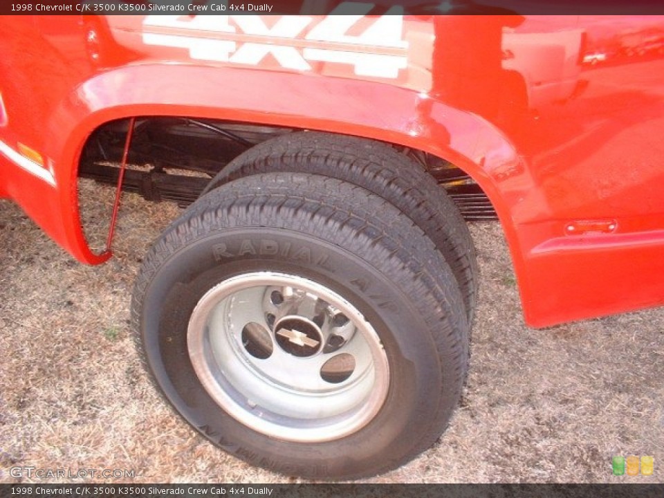 1998 Chevrolet C/K 3500 K3500 Silverado Crew Cab 4x4 Dually Wheel and Tire Photo #60626788