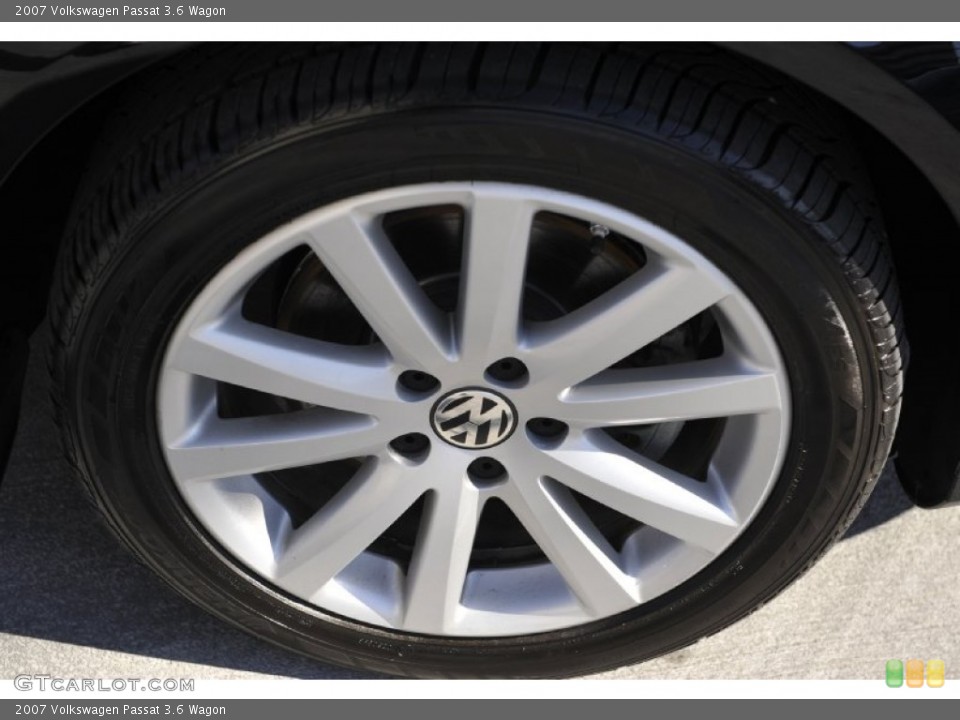 2007 Volkswagen Passat 3.6 Wagon Wheel and Tire Photo #60629416