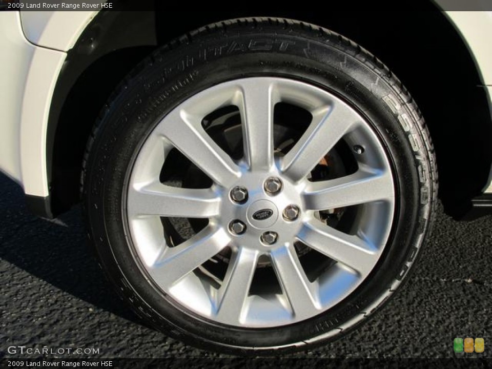 2009 Land Rover Range Rover HSE Wheel and Tire Photo #60634434