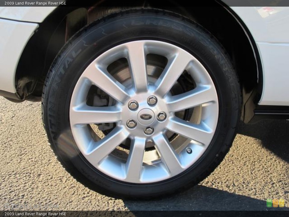 2009 Land Rover Range Rover HSE Wheel and Tire Photo #60634453