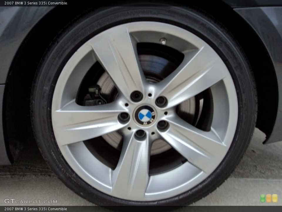 2007 BMW 3 Series 335i Convertible Wheel and Tire Photo #60638743