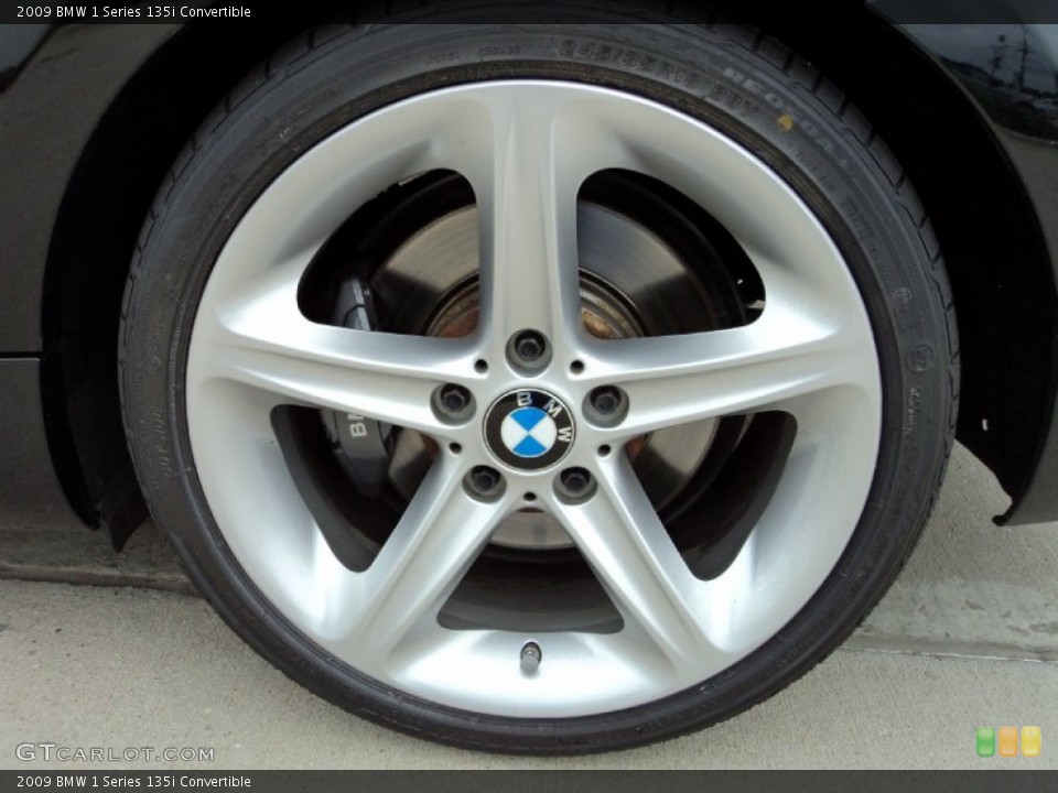 2009 BMW 1 Series 135i Convertible Wheel and Tire Photo #60638878
