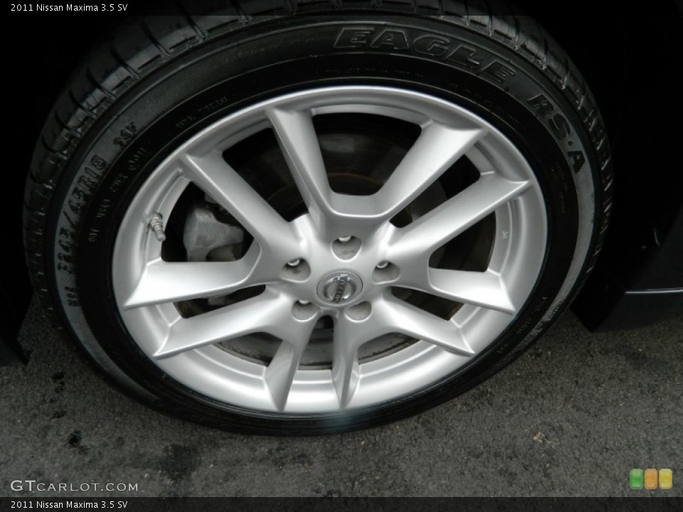 2011 Nissan Maxima 3.5 SV Wheel and Tire Photo #60639346