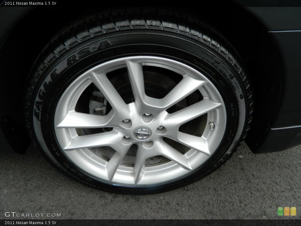 2011 Nissan Maxima 3.5 SV Wheel and Tire Photo #60639355