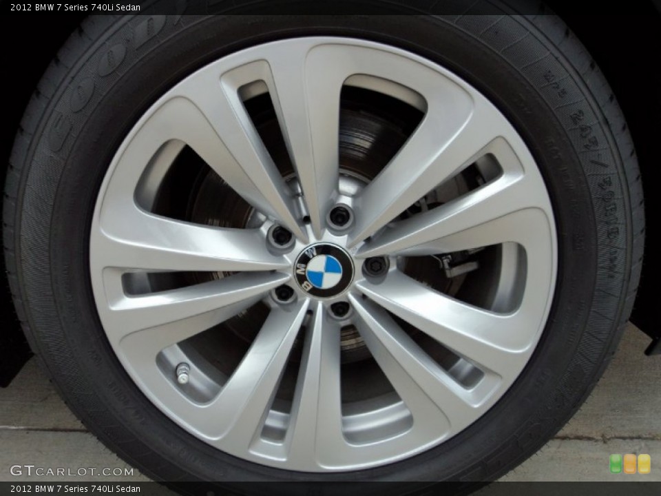 2012 BMW 7 Series 740Li Sedan Wheel and Tire Photo #60639871