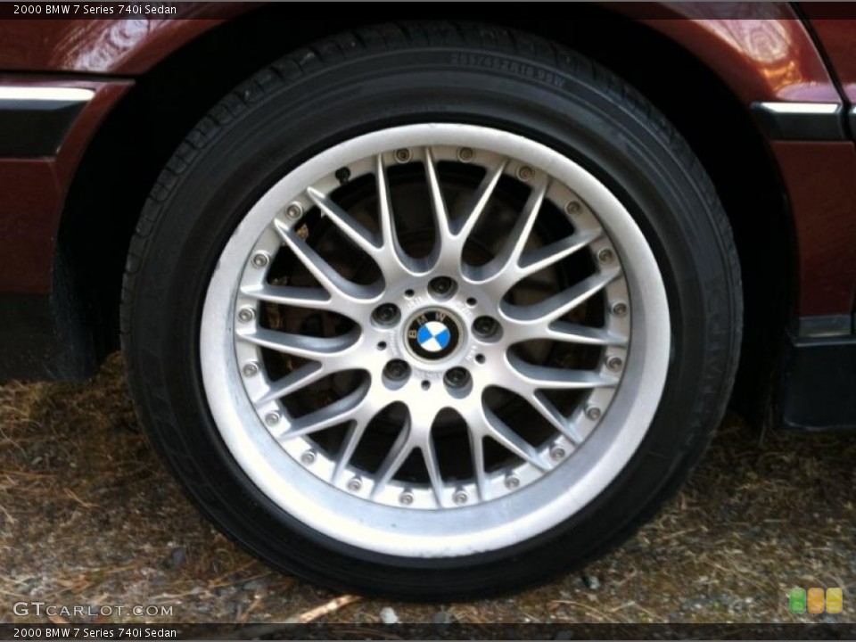 2000 BMW 7 Series 740i Sedan Wheel and Tire Photo #60641547