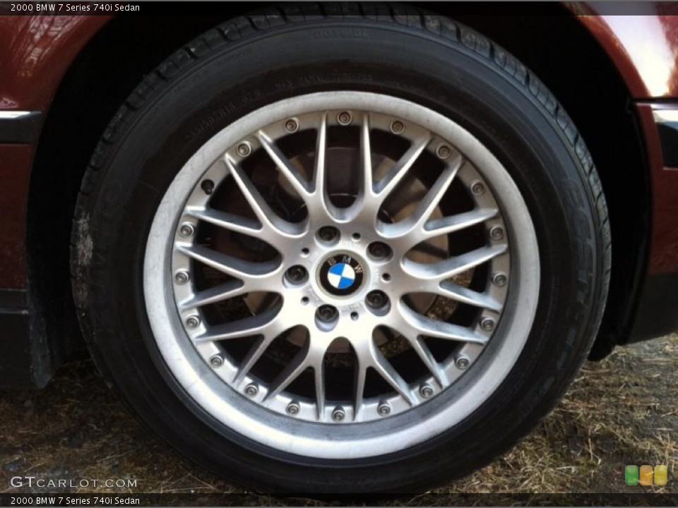 2000 BMW 7 Series 740i Sedan Wheel and Tire Photo #60641557