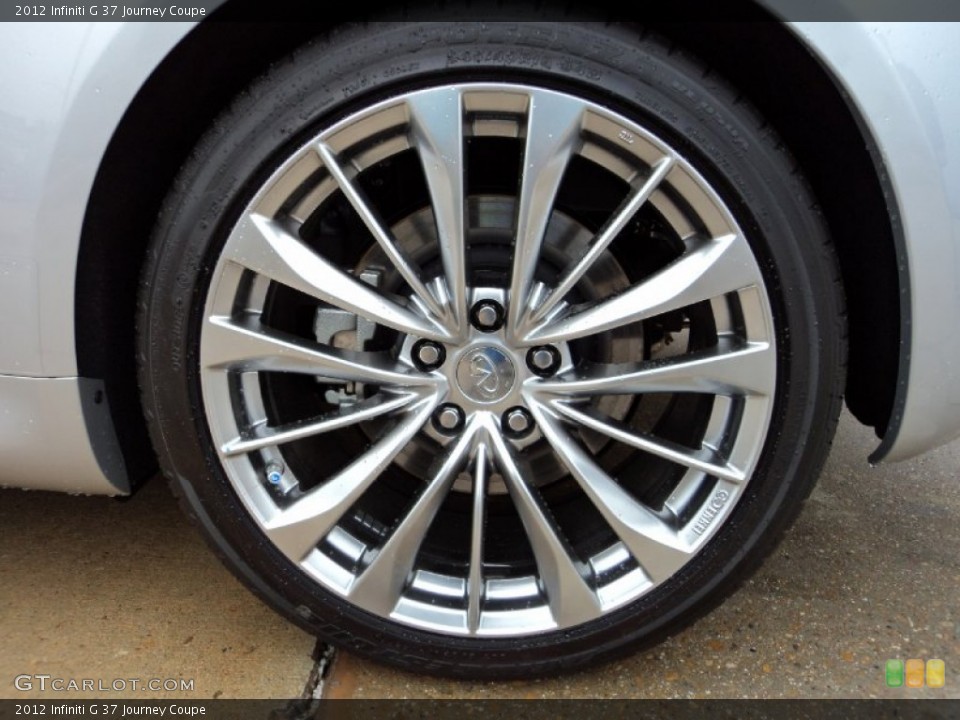 2012 Infiniti G 37 Journey Coupe Wheel and Tire Photo #60642619