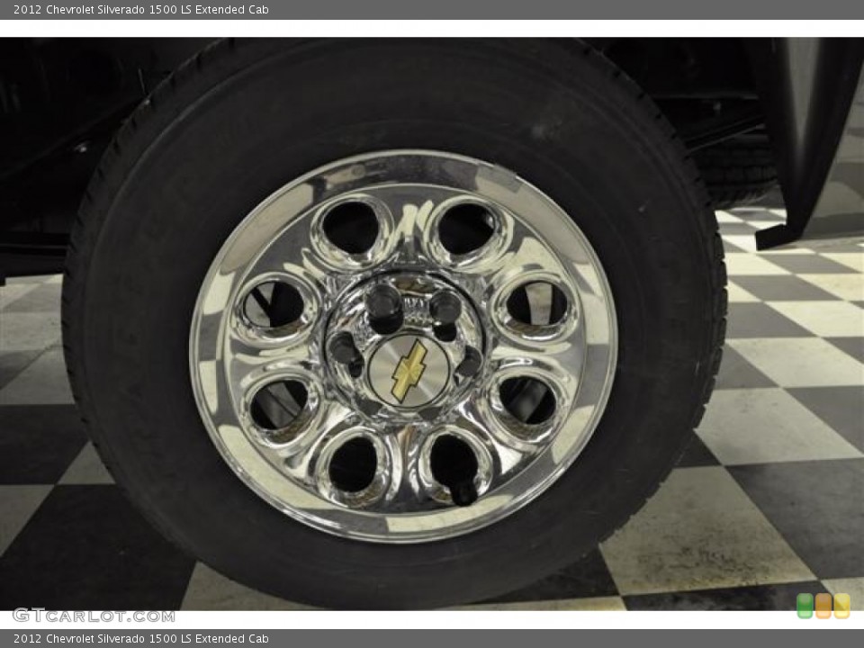2012 Chevrolet Silverado 1500 LS Extended Cab Wheel and Tire Photo #60643495