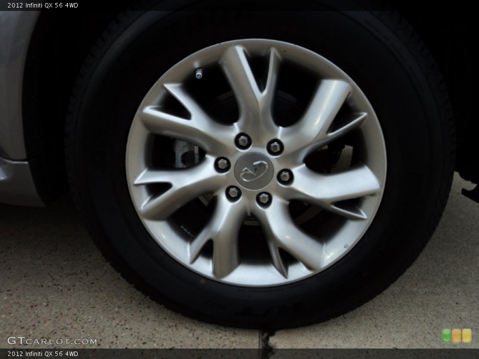 2012 Infiniti QX 56 4WD Wheel and Tire Photo #60643750