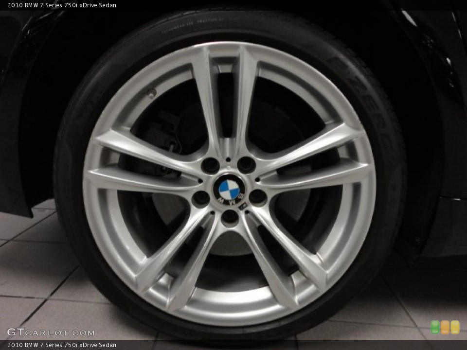 2010 BMW 7 Series 750i xDrive Sedan Wheel and Tire Photo #60649030