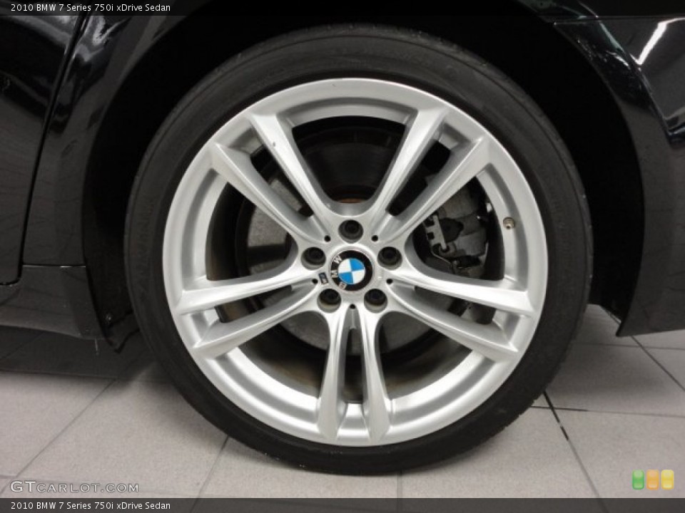 2010 BMW 7 Series 750i xDrive Sedan Wheel and Tire Photo #60649066