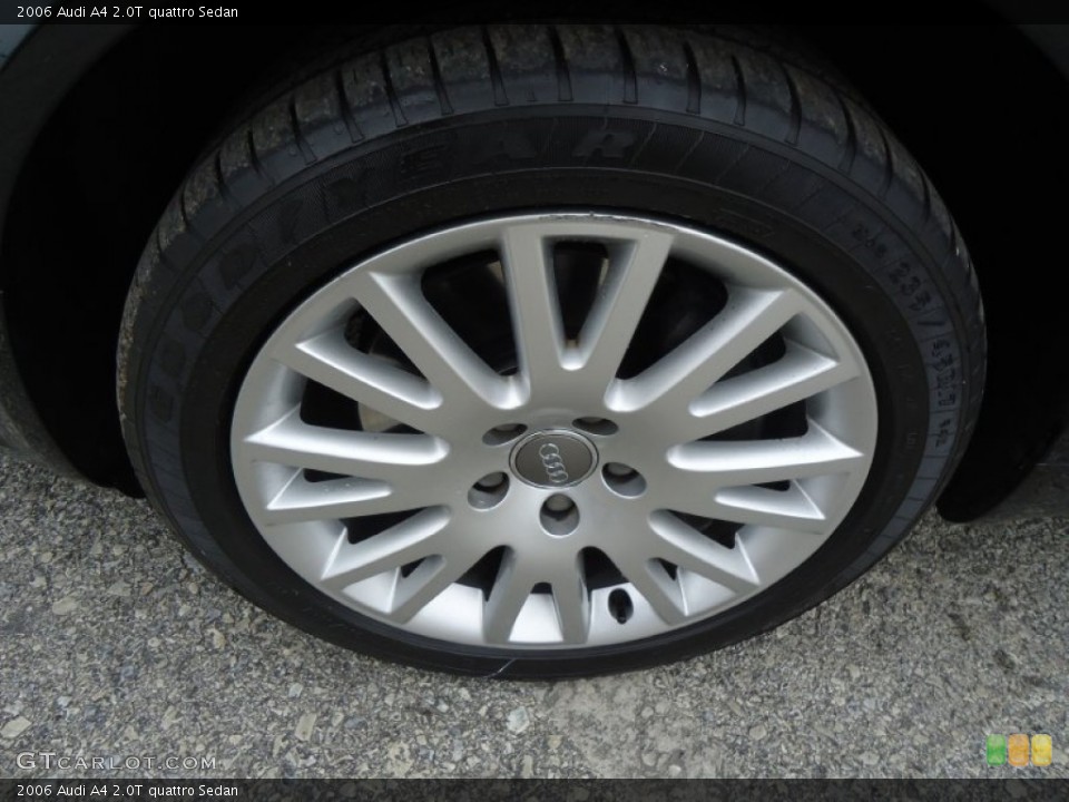 2006 Audi A4 2.0T quattro Sedan Wheel and Tire Photo #60649775