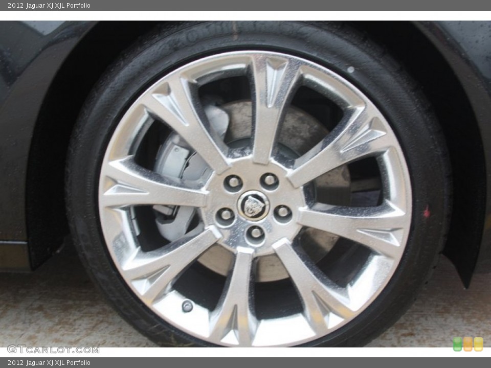 2012 Jaguar XJ XJL Portfolio Wheel and Tire Photo #60653514
