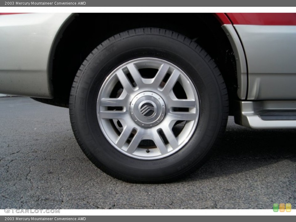 2003 Mercury Mountaineer Convenience AWD Wheel and Tire Photo #60665333