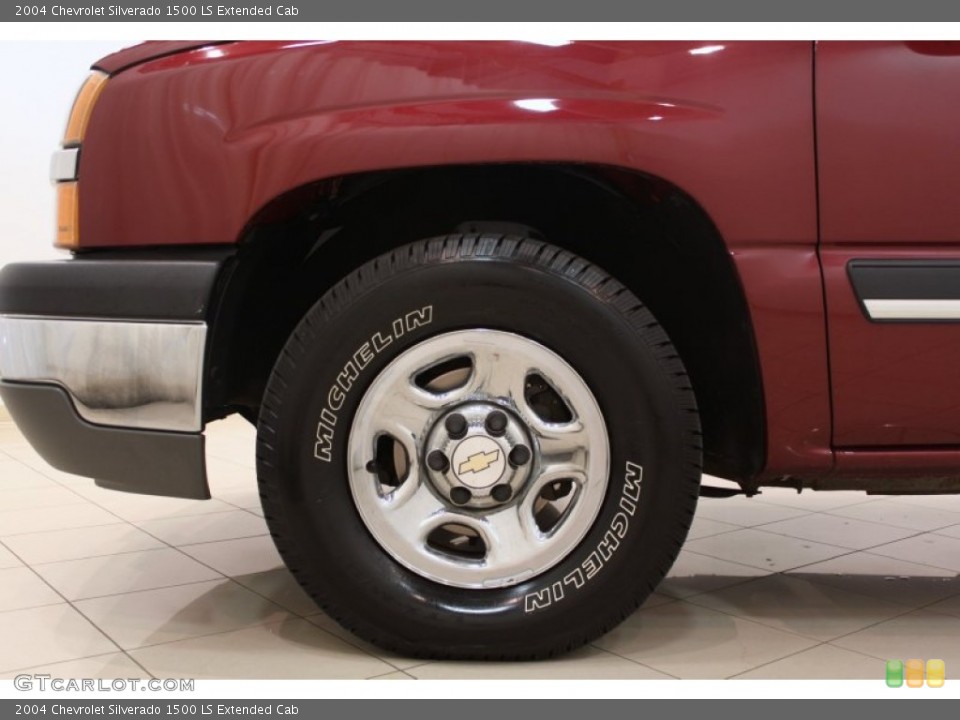 2004 Chevrolet Silverado 1500 LS Extended Cab Wheel and Tire Photo #60665573