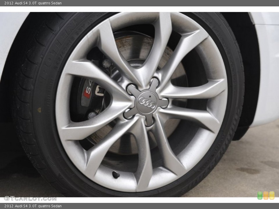 2012 Audi S4 3.0T quattro Sedan Wheel and Tire Photo #60671723