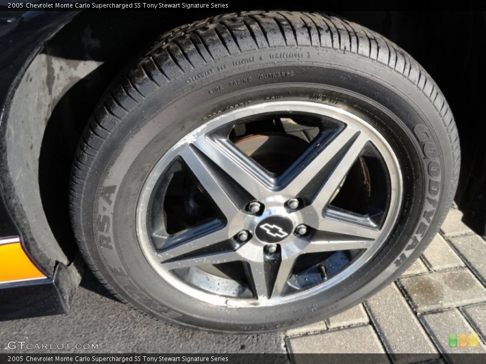 2005 Chevrolet Monte Carlo Supercharged SS Tony Stewart Signature Series Wheel and Tire Photo #60677270
