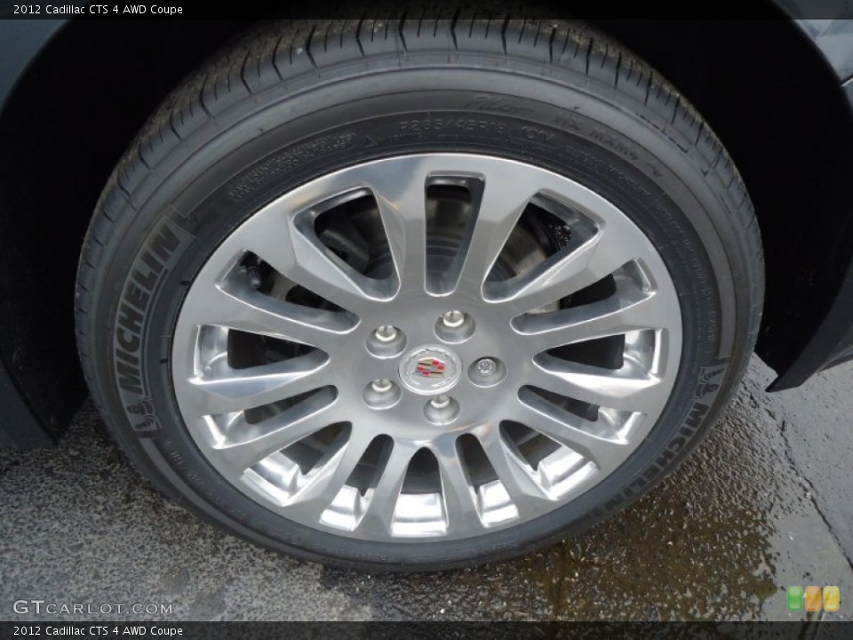2012 Cadillac CTS 4 AWD Coupe Wheel and Tire Photo #60683573