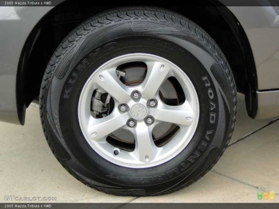 2005 Mazda Tribute s 4WD Wheel and Tire Photo #60687407