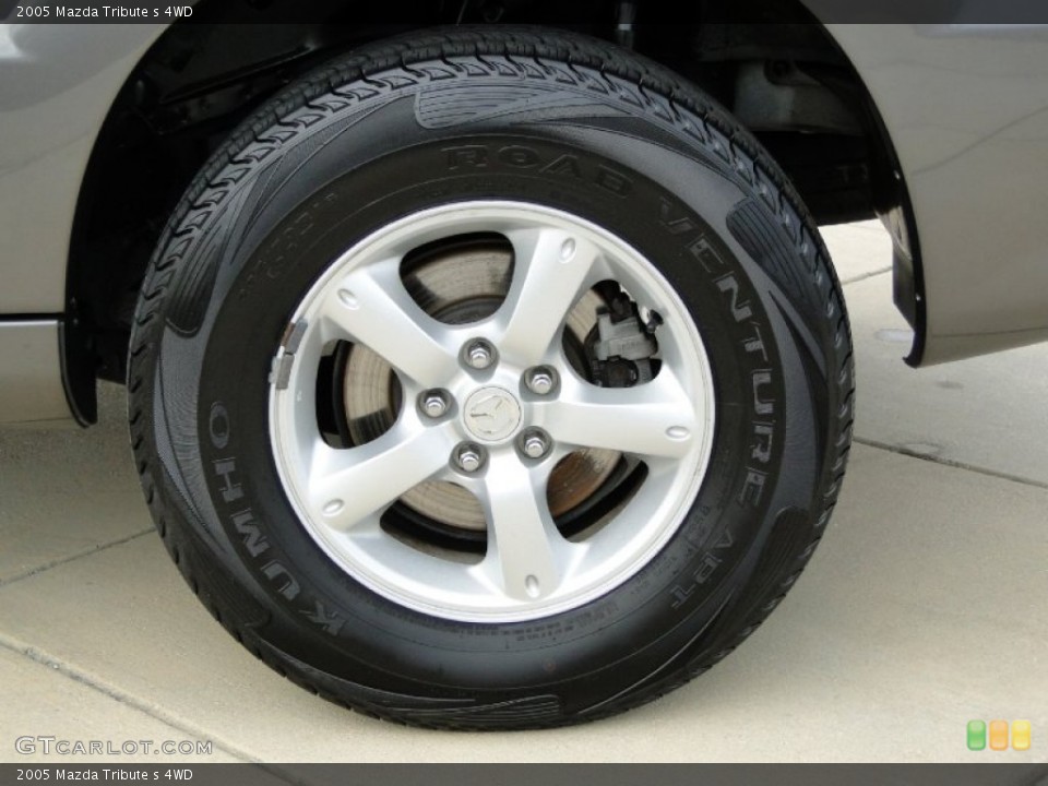 2005 Mazda Tribute s 4WD Wheel and Tire Photo #60687413