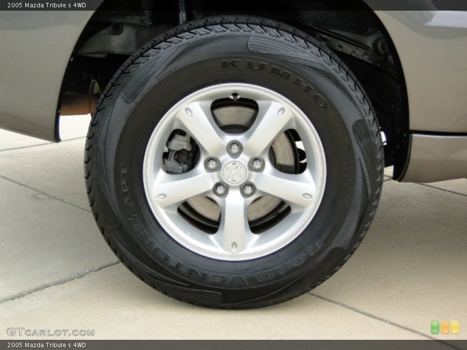 2005 Mazda Tribute s 4WD Wheel and Tire Photo #60687419