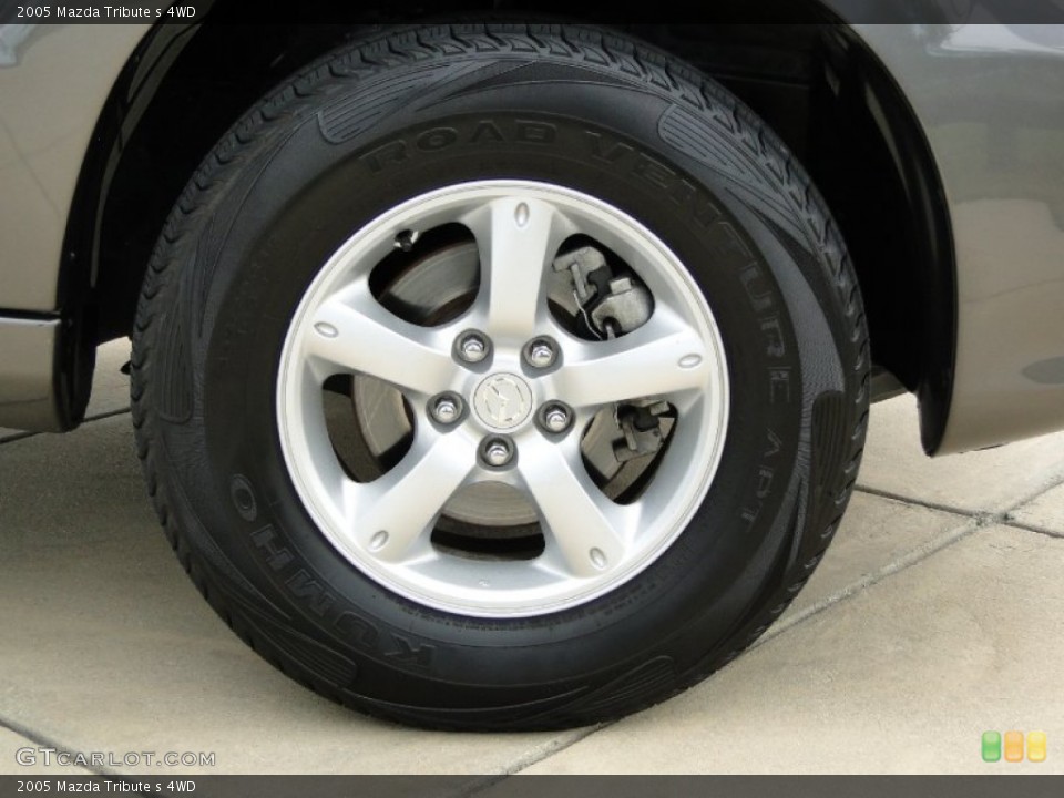 2005 Mazda Tribute s 4WD Wheel and Tire Photo #60687425