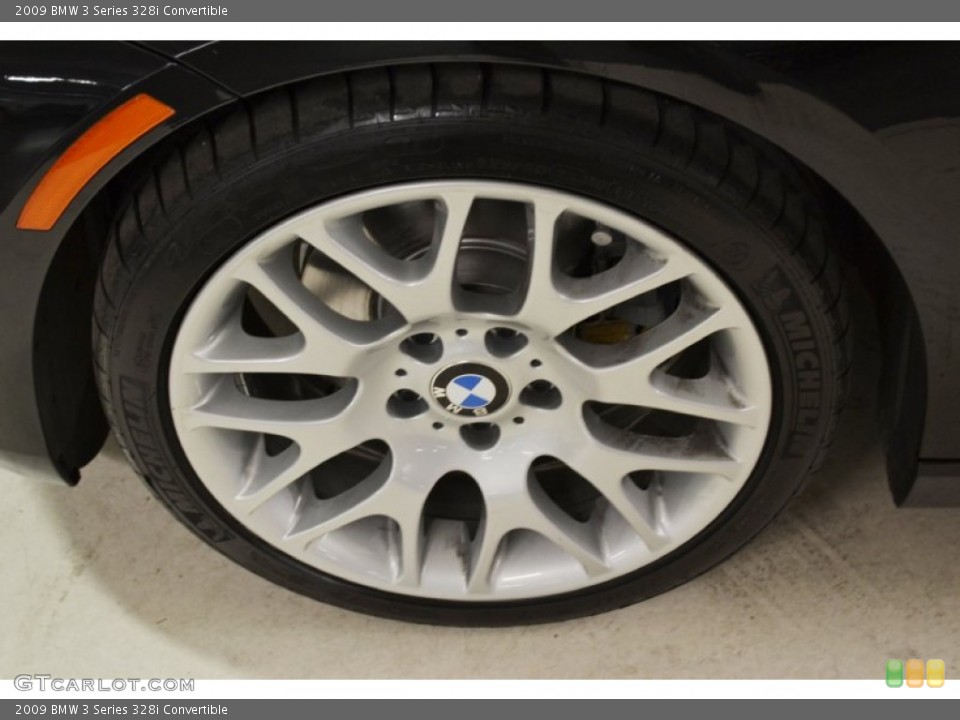 2009 BMW 3 Series 328i Convertible Wheel and Tire Photo #60690587