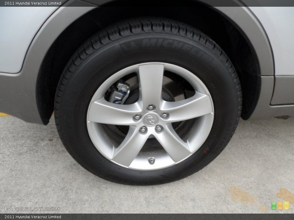 2011 Hyundai Veracruz Limited Wheel and Tire Photo #60691478