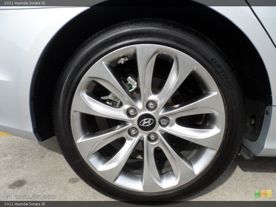 2011 Hyundai Sonata SE Wheel and Tire Photo #60691754